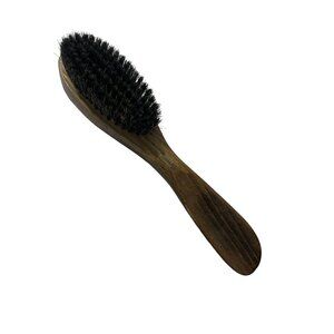 VTG Swank Stained Wood Handled Lint‎  Brush & Shoe Horn WEST GERMANY Brown Red